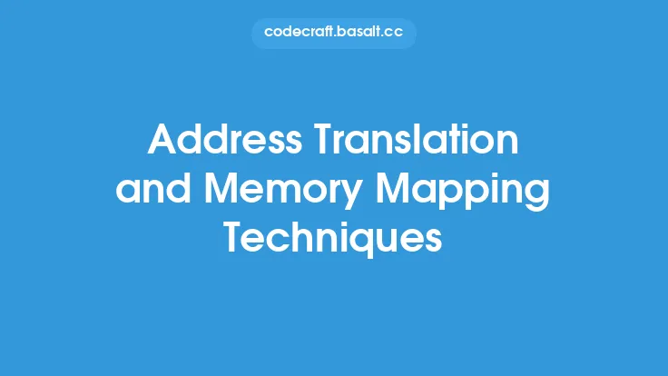 Address Translation and Memory Mapping Techniques Thumbnail