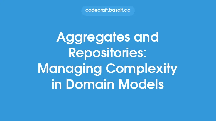 Aggregates and Repositories: Managing Complexity in Domain Models Thumbnail