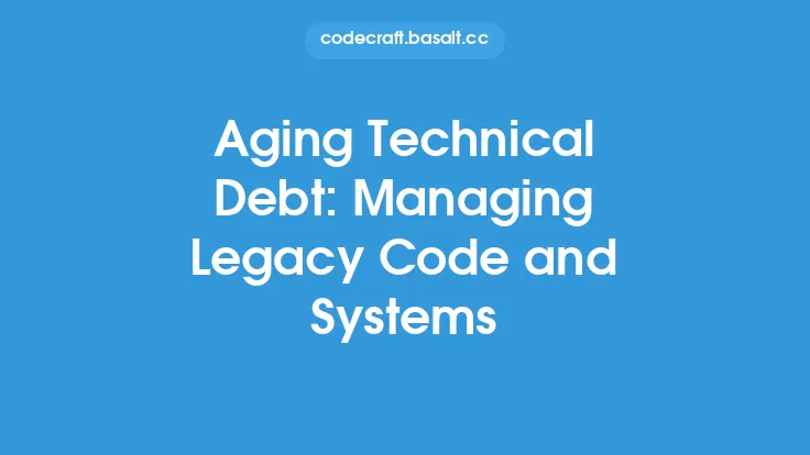 Aging Technical Debt: Managing Legacy Code and Systems Thumbnail