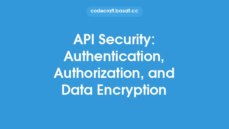 API Security: Authentication, Authorization, and Data Encryption Thumbnail
