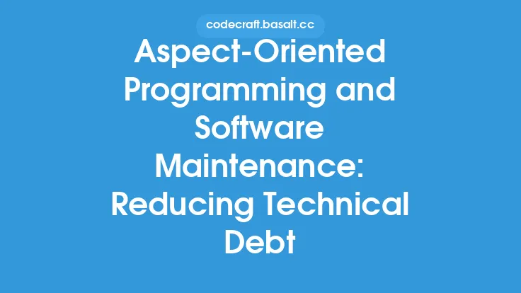 Aspect-Oriented Programming and Software Maintenance: Reducing Technical Debt Thumbnail