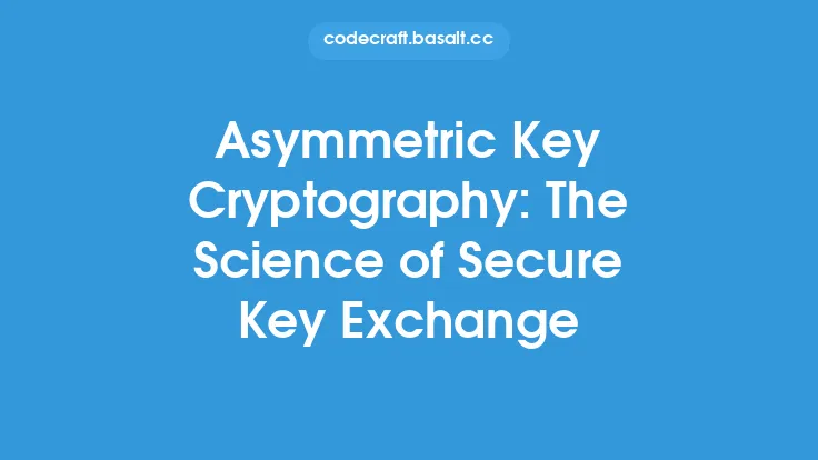 Asymmetric Key Cryptography: The Science of Secure Key Exchange Thumbnail