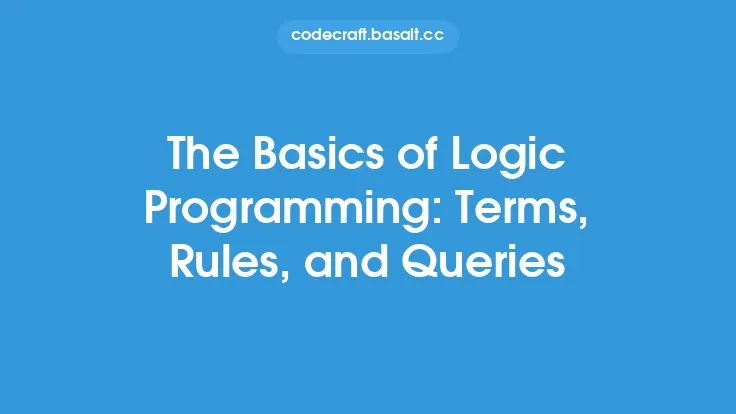 The Basics of Logic Programming: Terms, Rules, and Queries Thumbnail