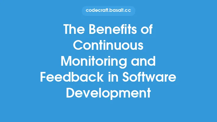 The Benefits of Continuous Monitoring and Feedback in Software Development Thumbnail