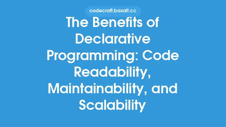 The Benefits of Declarative Programming: Code Readability, Maintainability, and Scalability Thumbnail