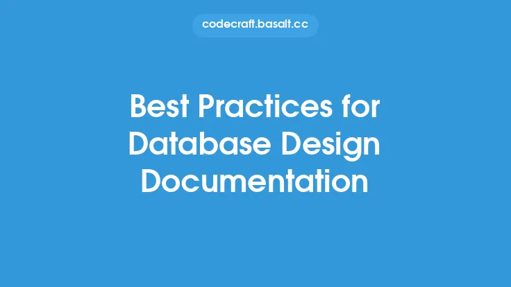 Best Practices for Database Design Documentation Thumbnail