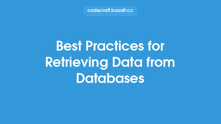 Best Practices for Retrieving Data from Databases Thumbnail
