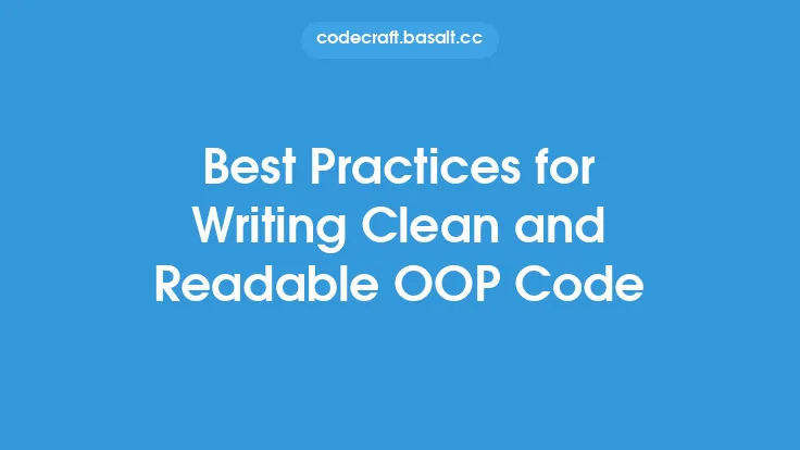 Best Practices for Writing Clean and Readable OOP Code Thumbnail