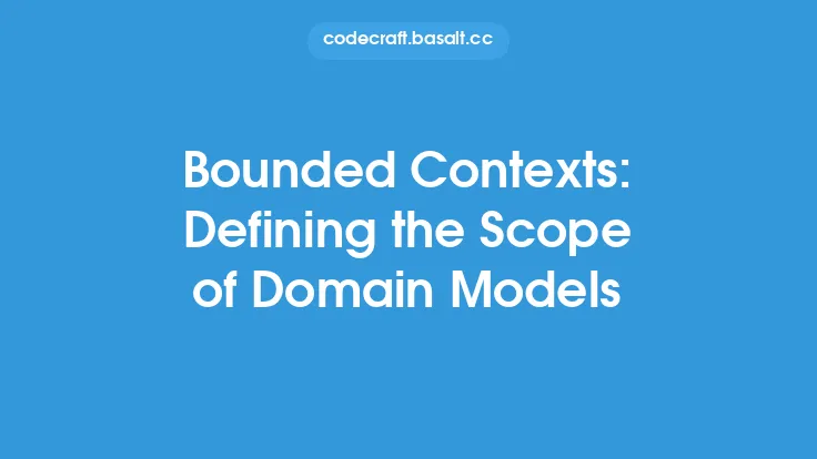 Bounded Contexts: Defining the Scope of Domain Models Thumbnail