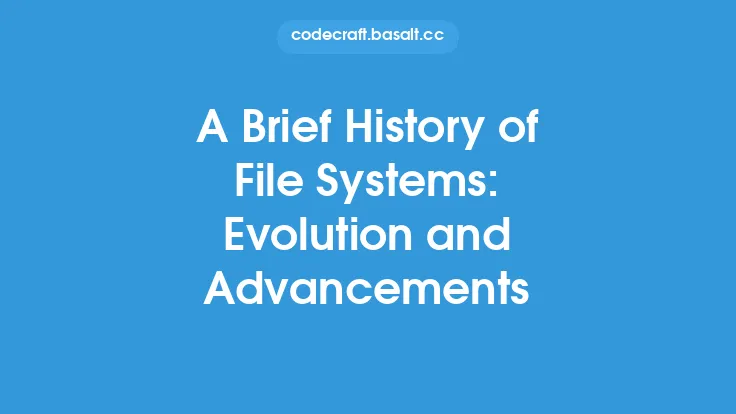 A Brief History of File Systems: Evolution and Advancements Thumbnail