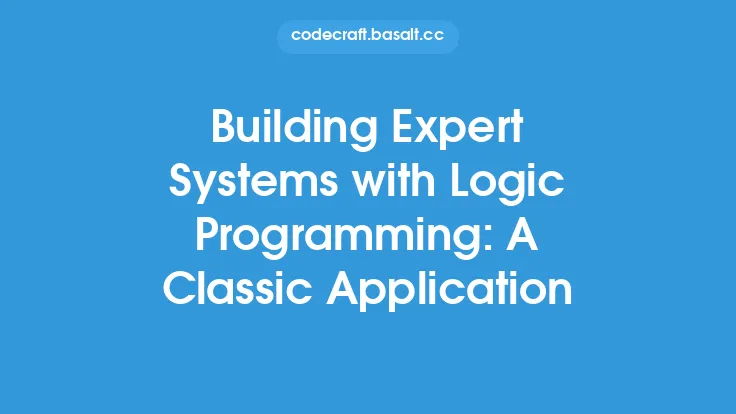 Building Expert Systems with Logic Programming: A Classic Application Thumbnail