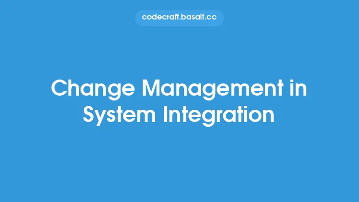 Change Management in System Integration Thumbnail