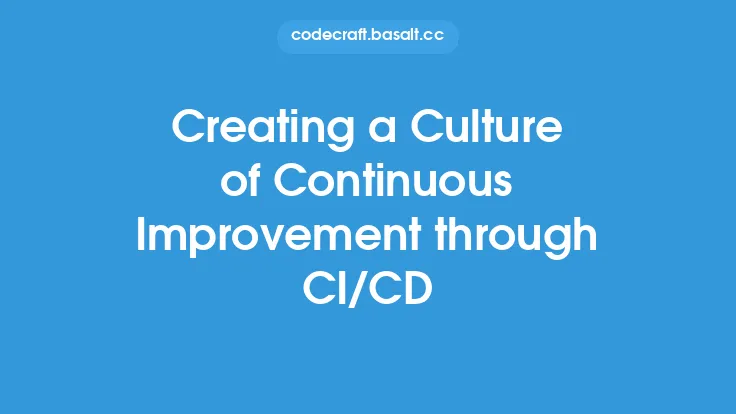 Creating a Culture of Continuous Improvement through CI/CD Thumbnail