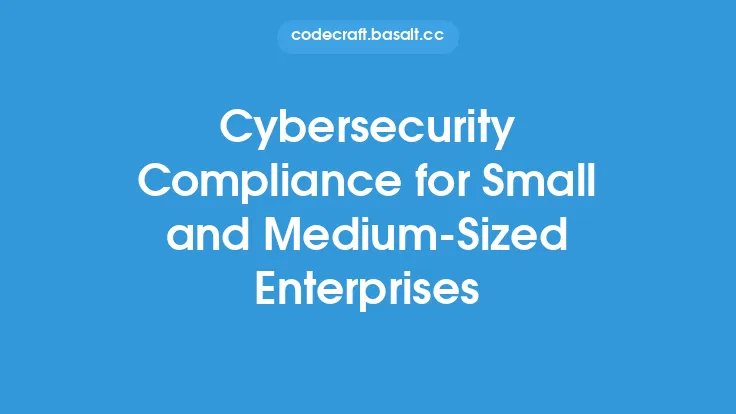 Cybersecurity Compliance for Small and Medium-Sized Enterprises Thumbnail
