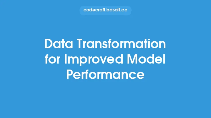 Data Transformation for Improved Model Performance Thumbnail