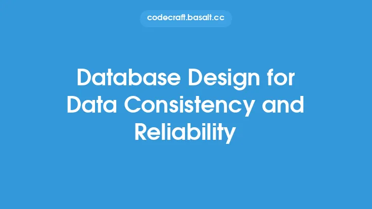 Database Design for Data Consistency and Reliability Thumbnail