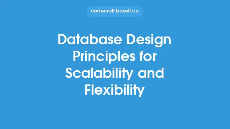 Database Design Principles for Scalability and Flexibility Thumbnail