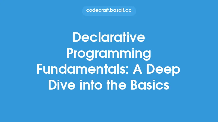 Declarative Programming Fundamentals: A Deep Dive into the Basics Thumbnail