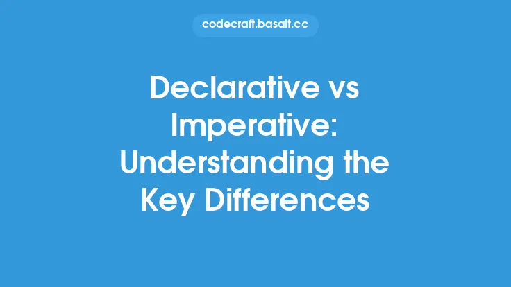 Declarative vs Imperative: Understanding the Key Differences Thumbnail