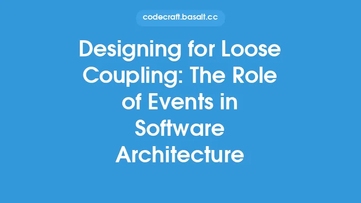 Designing for Loose Coupling: The Role of Events in Software Architecture Thumbnail