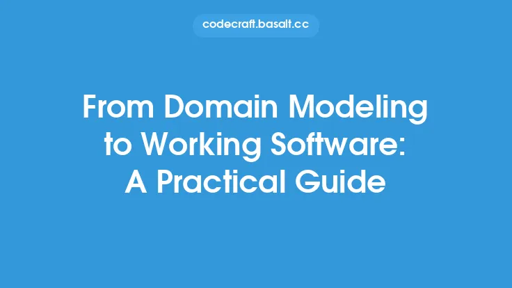 From Domain Modeling to Working Software: A Practical Guide Thumbnail