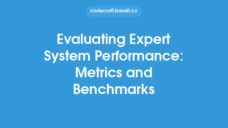 Evaluating Expert System Performance: Metrics and Benchmarks Thumbnail