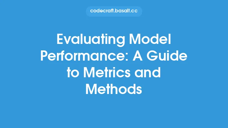 Evaluating Model Performance: A Guide to Metrics and Methods Thumbnail