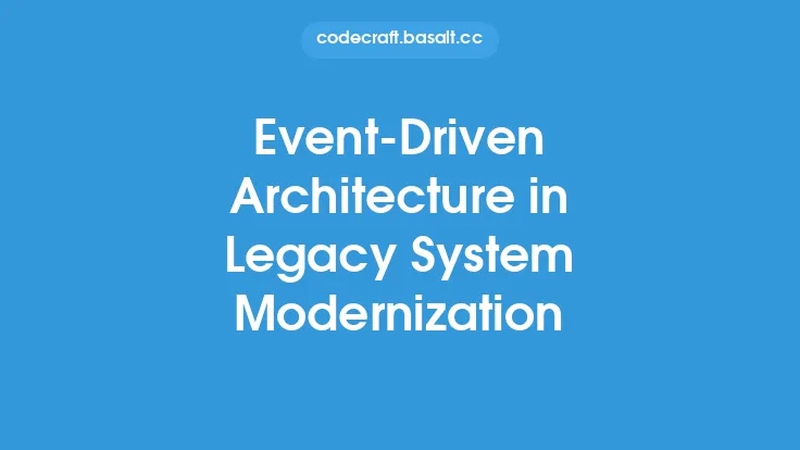 Event-Driven Architecture in Legacy System Modernization Thumbnail