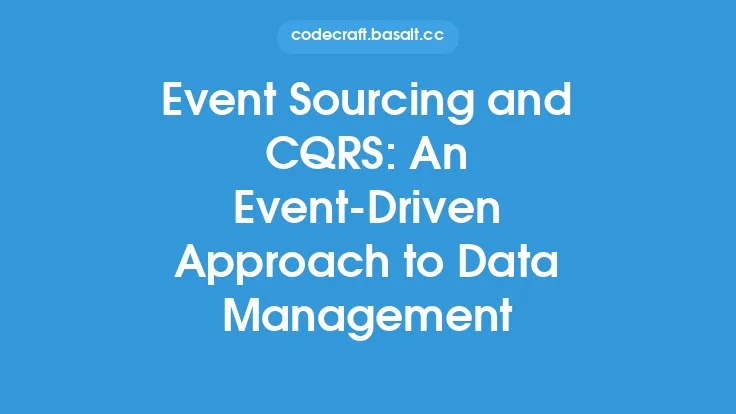 Event Sourcing and CQRS: An Event-Driven Approach to Data Management Thumbnail