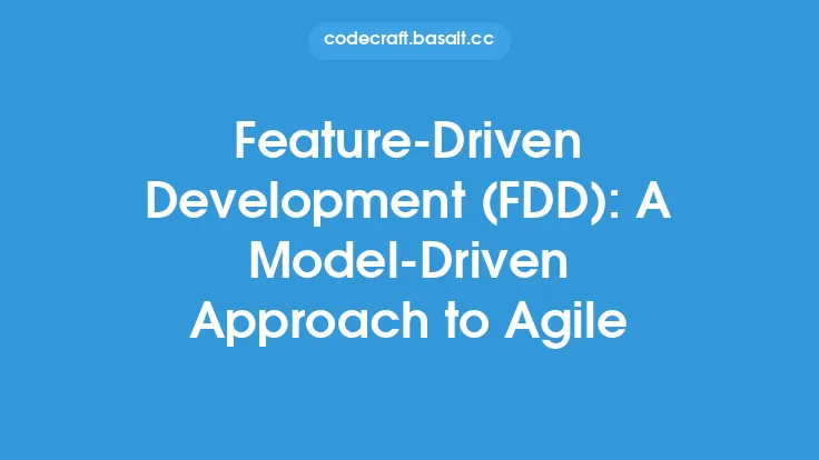 Feature-Driven Development (FDD): A Model-Driven Approach to Agile Thumbnail
