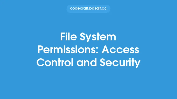 File System Permissions: Access Control and Security Thumbnail