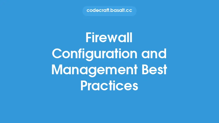 Firewall Configuration and Management Best Practices Thumbnail