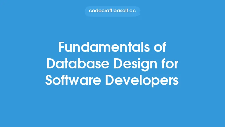 Fundamentals of Database Design for Software Developers Thumbnail