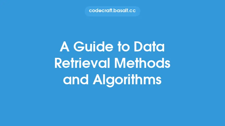 A Guide to Data Retrieval Methods and Algorithms Thumbnail