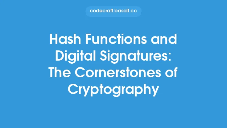 Hash Functions and Digital Signatures: The Cornerstones of Cryptography Thumbnail