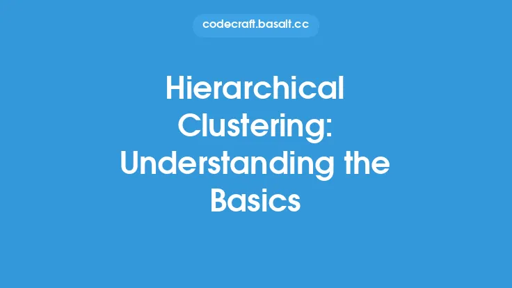 Hierarchical Clustering: Understanding the Basics Thumbnail