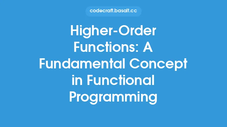 Higher-Order Functions: A Fundamental Concept in Functional Programming Thumbnail