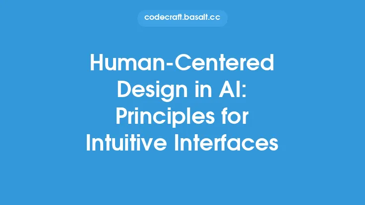 Human-Centered Design in AI: Principles for Intuitive Interfaces Thumbnail