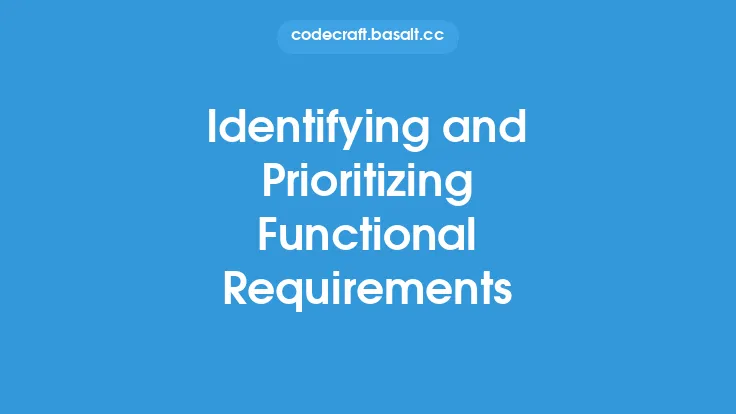 Identifying and Prioritizing Functional Requirements Thumbnail