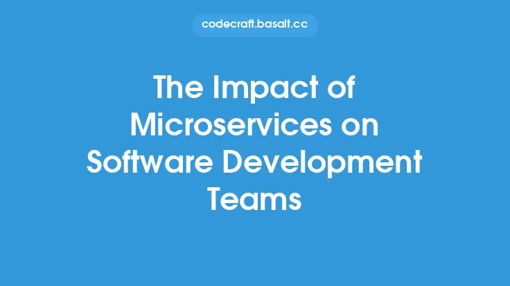 The Impact of Microservices on Software Development Teams Thumbnail