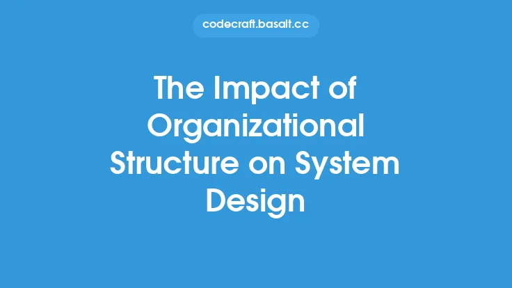The Impact of Organizational Structure on System Design Thumbnail