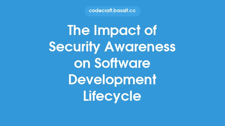The Impact of Security Awareness on Software Development Lifecycle Thumbnail