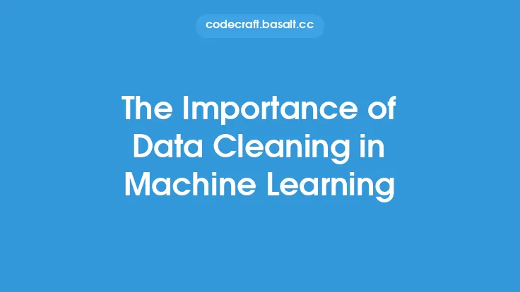 The Importance of Data Cleaning in Machine Learning Thumbnail