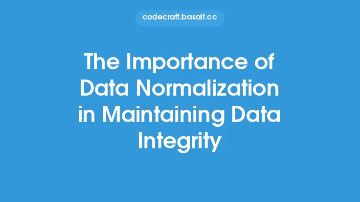 The Importance of Data Normalization in Maintaining Data Integrity Thumbnail