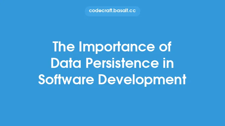 The Importance of Data Persistence in Software Development Thumbnail