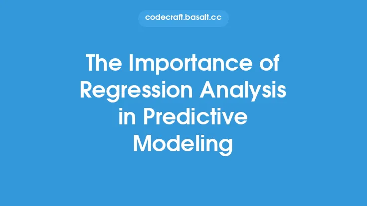 The Importance of Regression Analysis in Predictive Modeling Thumbnail