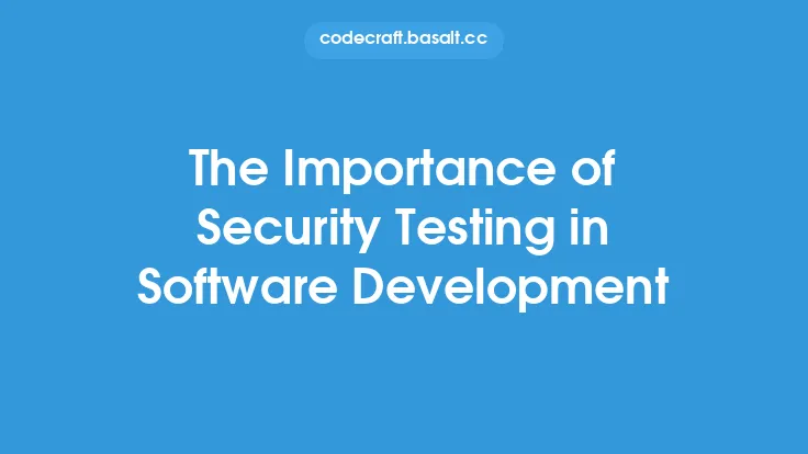 The Importance of Security Testing in Software Development Thumbnail