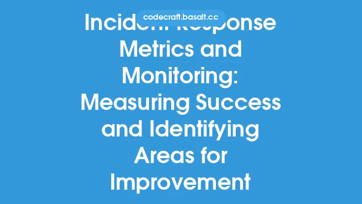 Incident Response Metrics and Monitoring: Measuring Success and Identifying Areas for Improvement Thumbnail