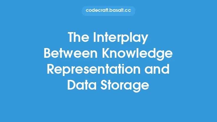 The Interplay Between Knowledge Representation and Data Storage Thumbnail