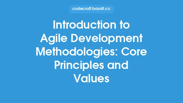 Introduction to Agile Development Methodologies: Core Principles and Values Thumbnail